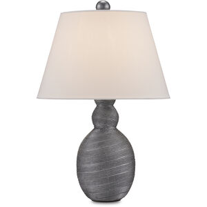 Basalt 21.25 inch 100 watt Dark Gray Table Lamp Portable Light