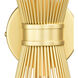 Nikko LED 6.5 inch Gold Wall Light