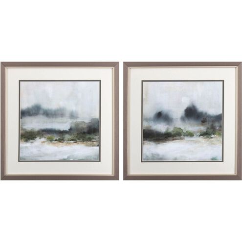 Landscapes Collection Blue Framed Art