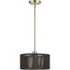 Acordia 1 Light 12 inch Antique Brass Pendant Ceiling Light