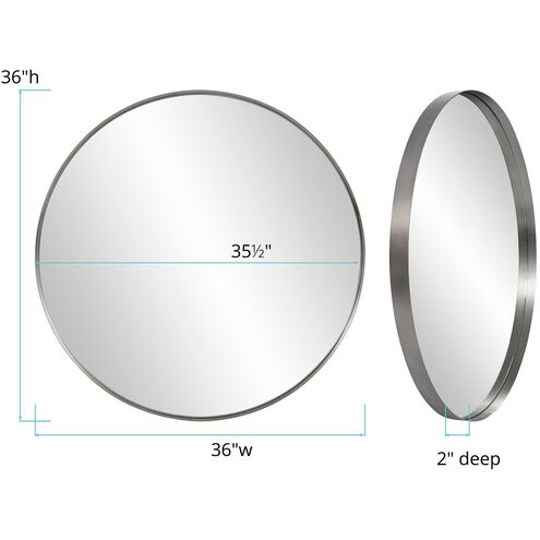 Steele 36 X 36 inch Silver Mirror