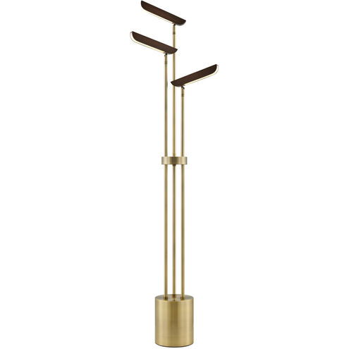 Jameson 60 inch 18.00 watt Brass Floor Lamp Portable Light