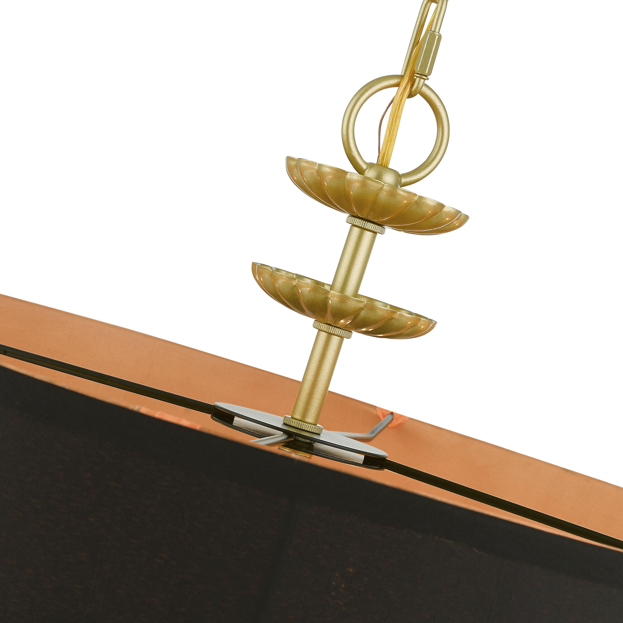 Winchester 5 Light 23 inch Soft Gold Pendant Chandelier Ceiling Light