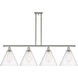 Ballston Ballston Cone LED 50.25 inch Polished Nickel Island Light Ceiling Light in Seedy Glass