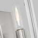 Dex 1 Light 4.75 inch Brushed Nickel Bath Vanity Wall Light in Brushed Nickel Silver