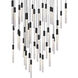 Magic 41 Light 36 inch Black Multi-Light Pendant Ceiling Light