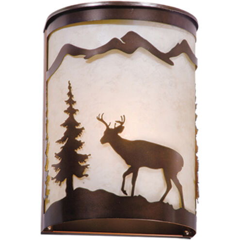 Bryce LED 8 inch Burnished Bronze Wall Light