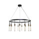 Willow 15 Light 36.75 inch Dark Bronze and Vintage Brass Chandelier Ceiling Light