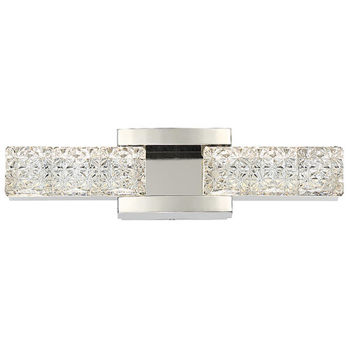 Sofia LED 19 inch Polished Nickel Bath Vanity & Wall Light in 19in.