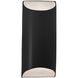 Ambiance LED 7 inch Carbon Matte Black ADA Wall Sconce Wall Light