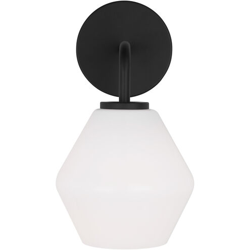 Jett 1 Light 6 inch Midnight Black Wall Bath Fixture Wall Light