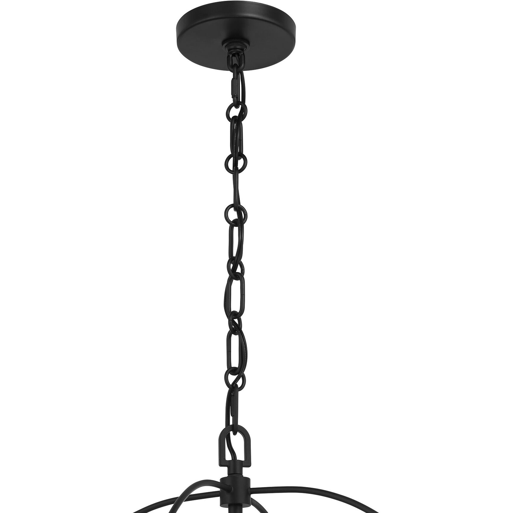 Ashlay 4 Light 22 inch Matte Black Pendant Ceiling Light