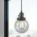 Franklin Restoration Beacon 1 Light 6 inch Oil Rubbed Bronze Mini Pendant Ceiling Light in Incandescent, Seedy