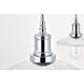 Waltz 3 Light 41 inch Chrome Pendant Ceiling Light