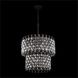 Windsor 7 Light 24.75 inch Carbon Black/Havana Gold Chandelier Ceiling Light