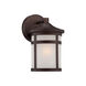 Austin 1 Light 9 inch Architectural Bronze Exterior Wall Mount
