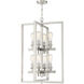 Neighborhood Chicago 8 Light 22 inch Brushed Polished Nickel Foyer Light Ceiling Light
