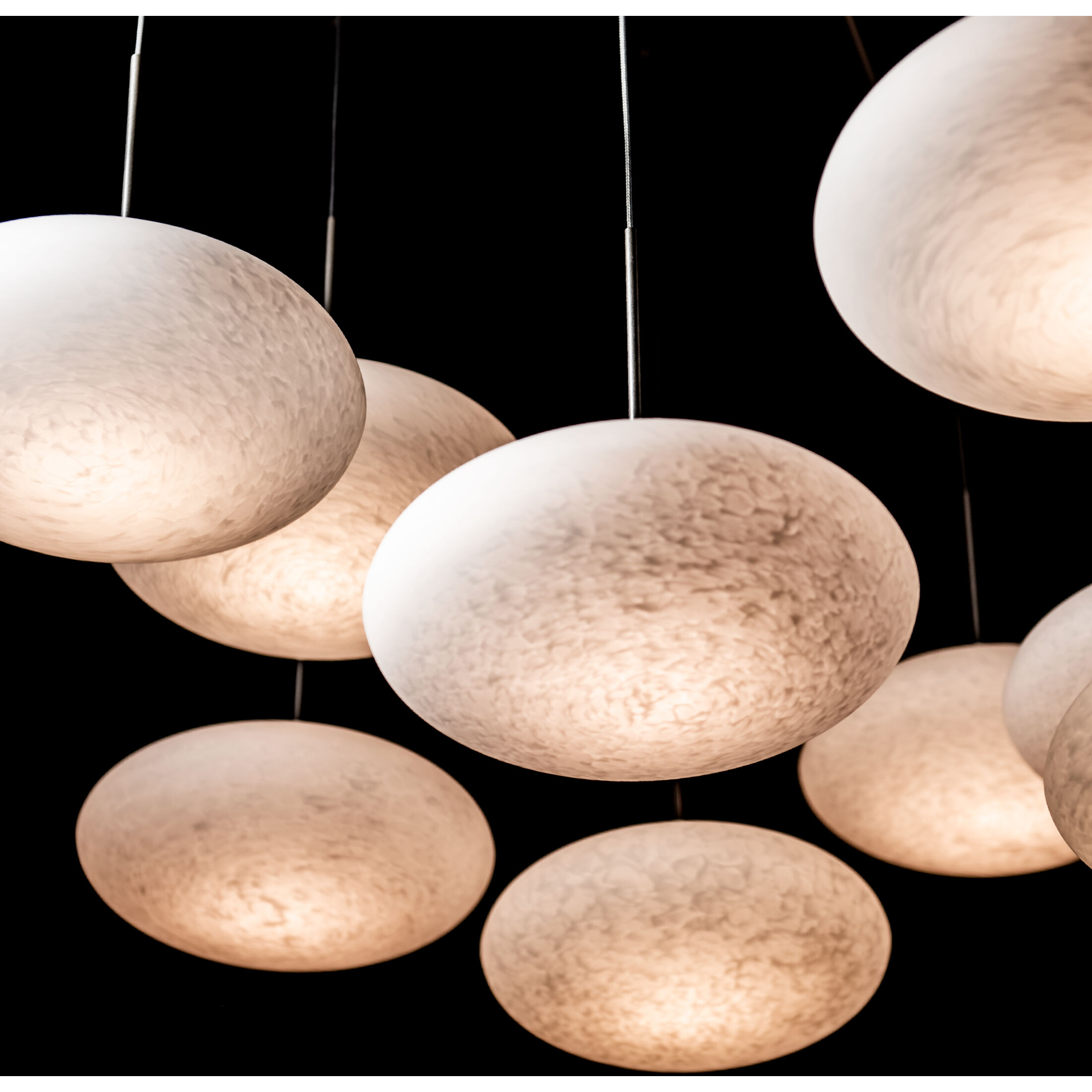 Clouds 10 Light 41.7 inch Vintage Platinum Mobile Pendant Ceiling Light