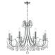 Othello 8 Light 31 inch Polished Chrome Chandelier Ceiling Light in Clear Hand Cut