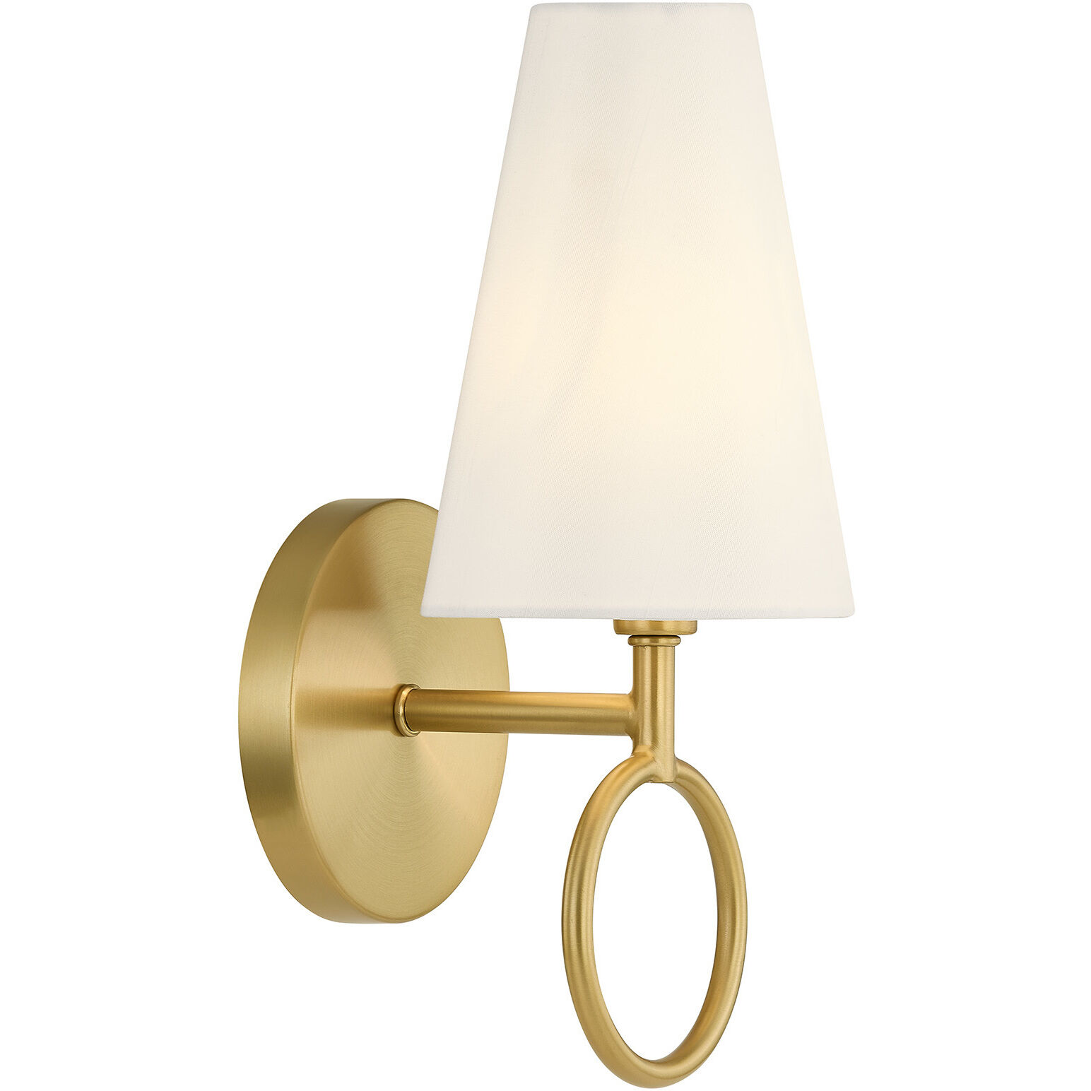 Wilkes 1 Light 5 inch Warm Brass Wall Sconce Wall Light