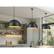 Vega 3 Light 23.75 inch Matte Black Pendant Ceiling Light