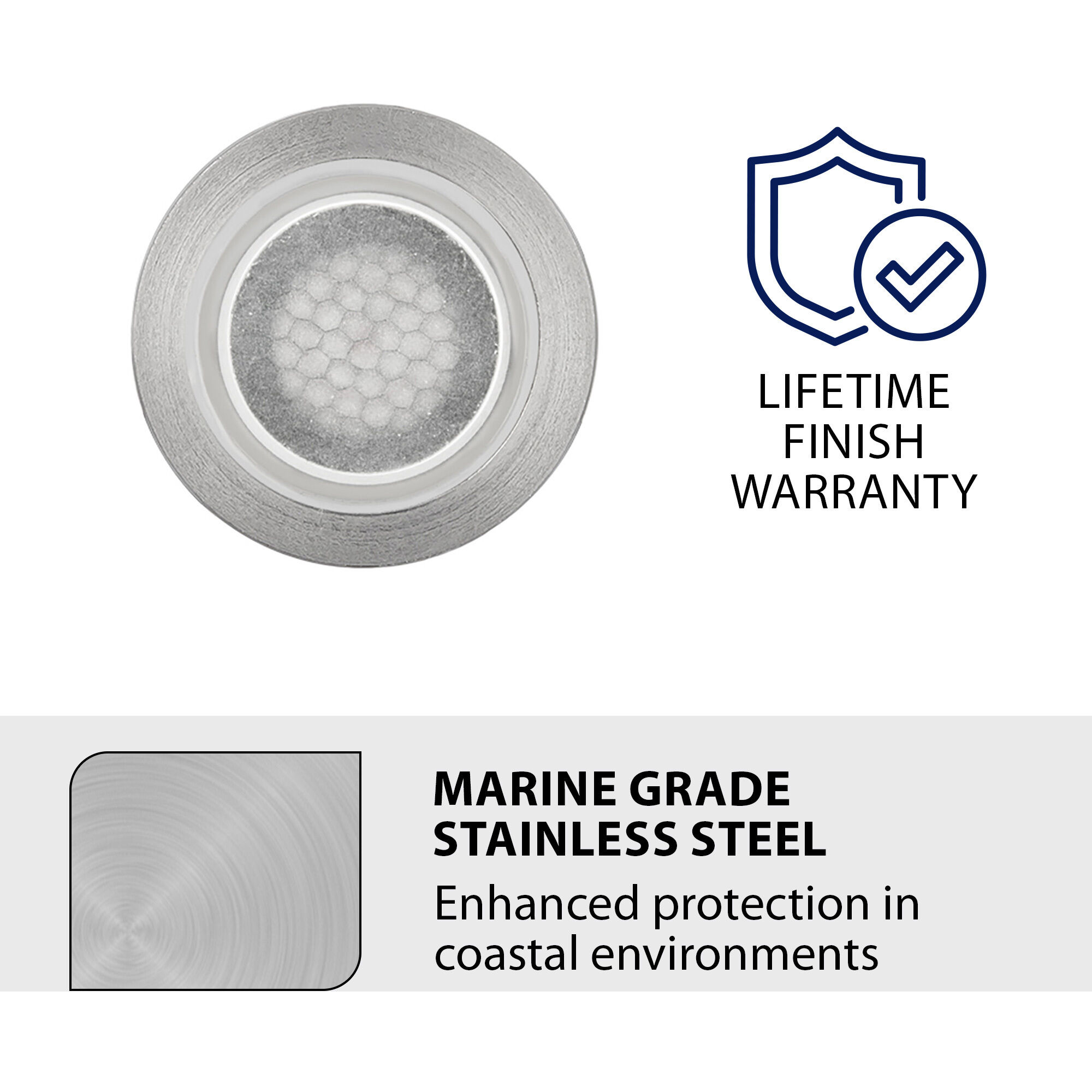 Tyler 12 4 watt Stainless Steel Path Lighting in 3000K, WAC Landscape