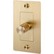 1G 110-120 Brass Dimmer Switch, Incandescent