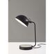 Brooks 18 inch 40.00 watt Black Desk Lamp Portable Light, with AdessoCharge
