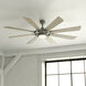 Burlington 26.57 inch Slate Gray with Weathered Gray-Oak Blades Ceiling Fan