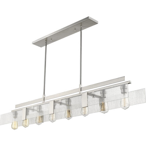 Gantt 8 Light 8 inch Brushed Nickel Chandelier Ceiling Light