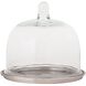Napa Antique Silver with Clear Tray