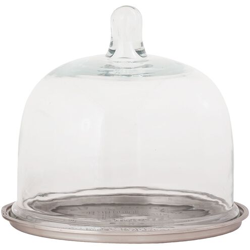 Napa Antique Silver with Clear Tray