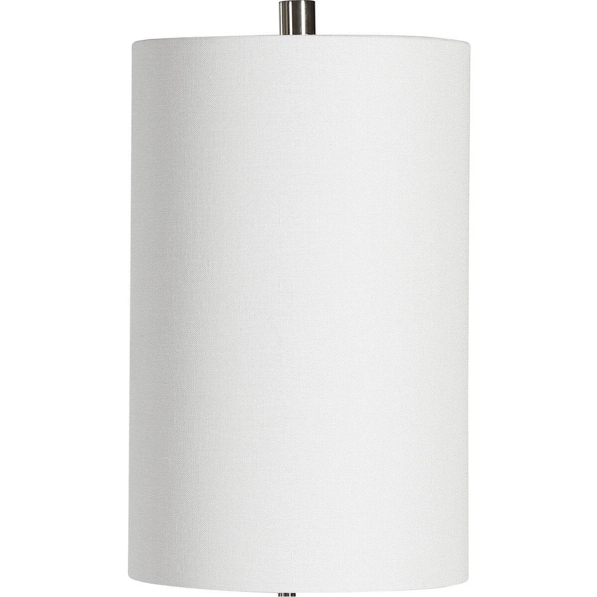Porter 33 inch 100.00 watt Warm Gray Glaze with Polished Nickel Details Buffet Lamp Portable Light