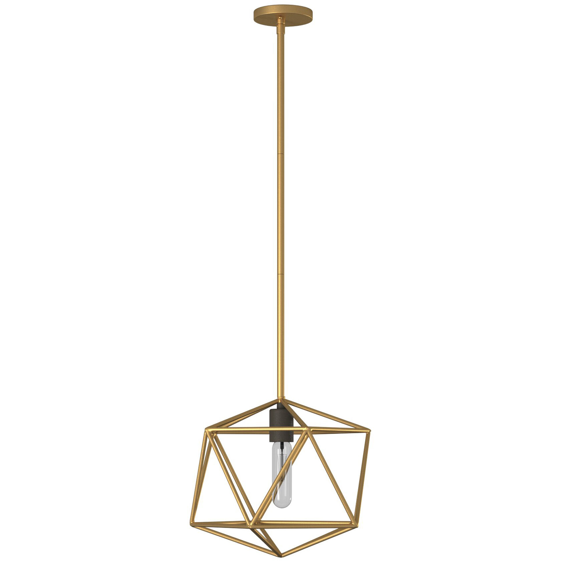 Astrid 1 Light 12 inch Deluxe Gold with Metallic Matte Bronze Indoor Pendant Ceiling Light
