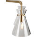 Beaker 5 Light 24 inch Soft Gold Chandelier Ceiling Light