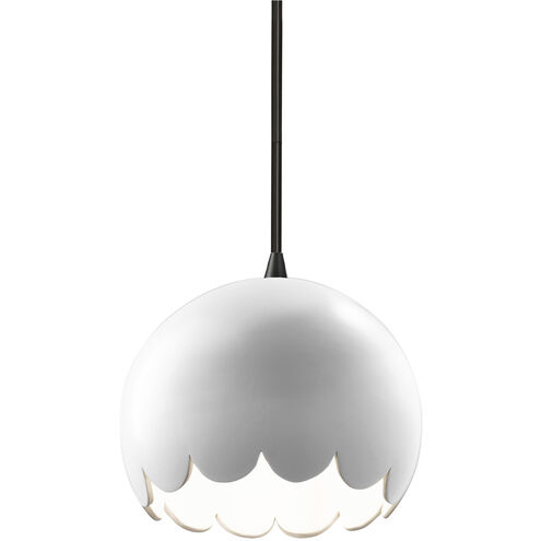 Radiance Collection LED 9 inch Matte Black Pendant Ceiling Light