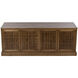 Genti 79 X 20 inch Dark Walnut Sideboard, 4 Door