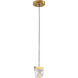 Canada LED 4 inch Brass LED Single Pendant Lighting Ceiling Light