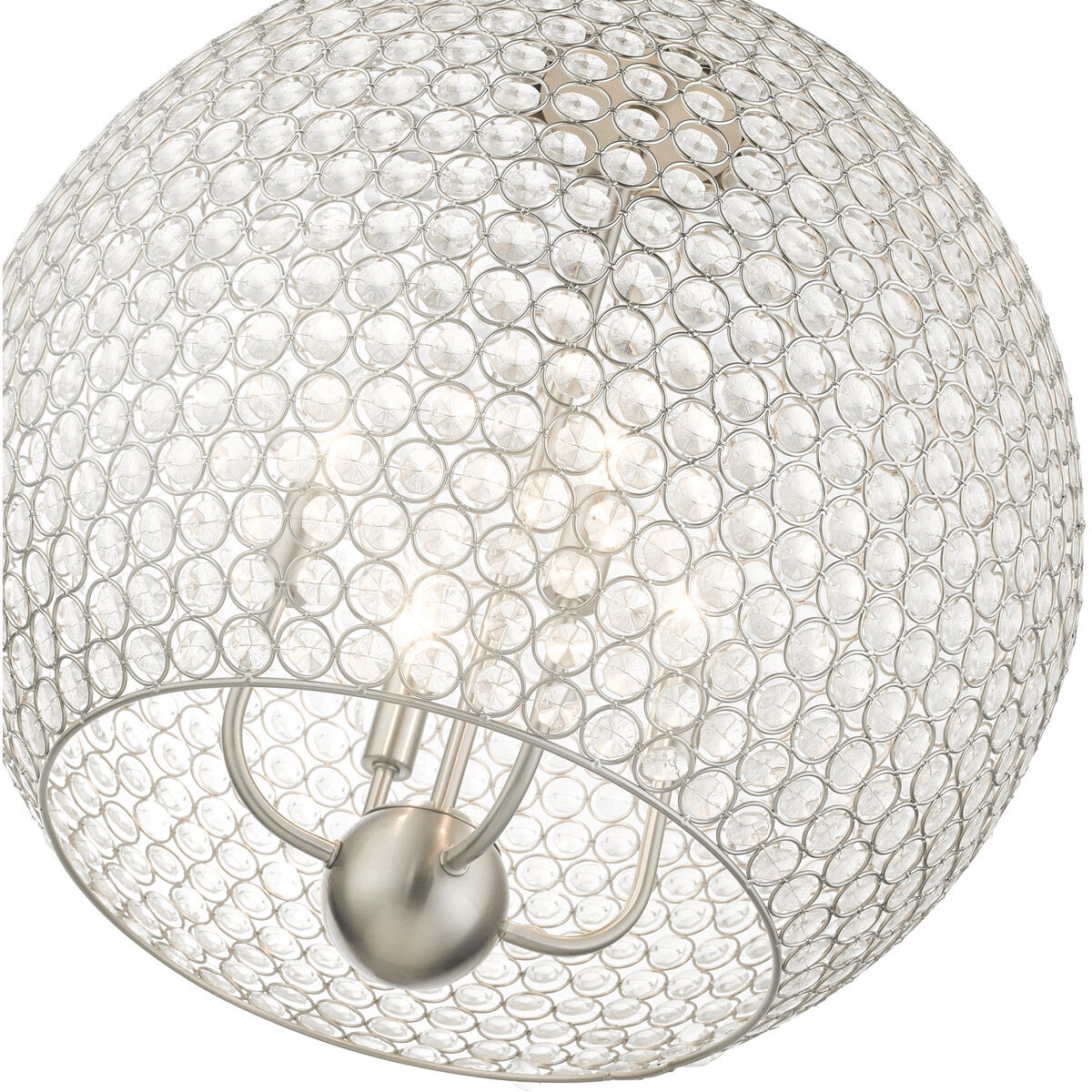 Oldwick 1 Light 8 inch Brushed Nickel Pendant Ceiling Light