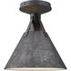 Alora Mood Archer 1 Light 9.5 inch Steel Shade Flush Mount Ceiling Light