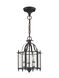Livingston 3 Light 10 inch Bronze Convertible Mini Pendant/Ceiling Mount Ceiling Light