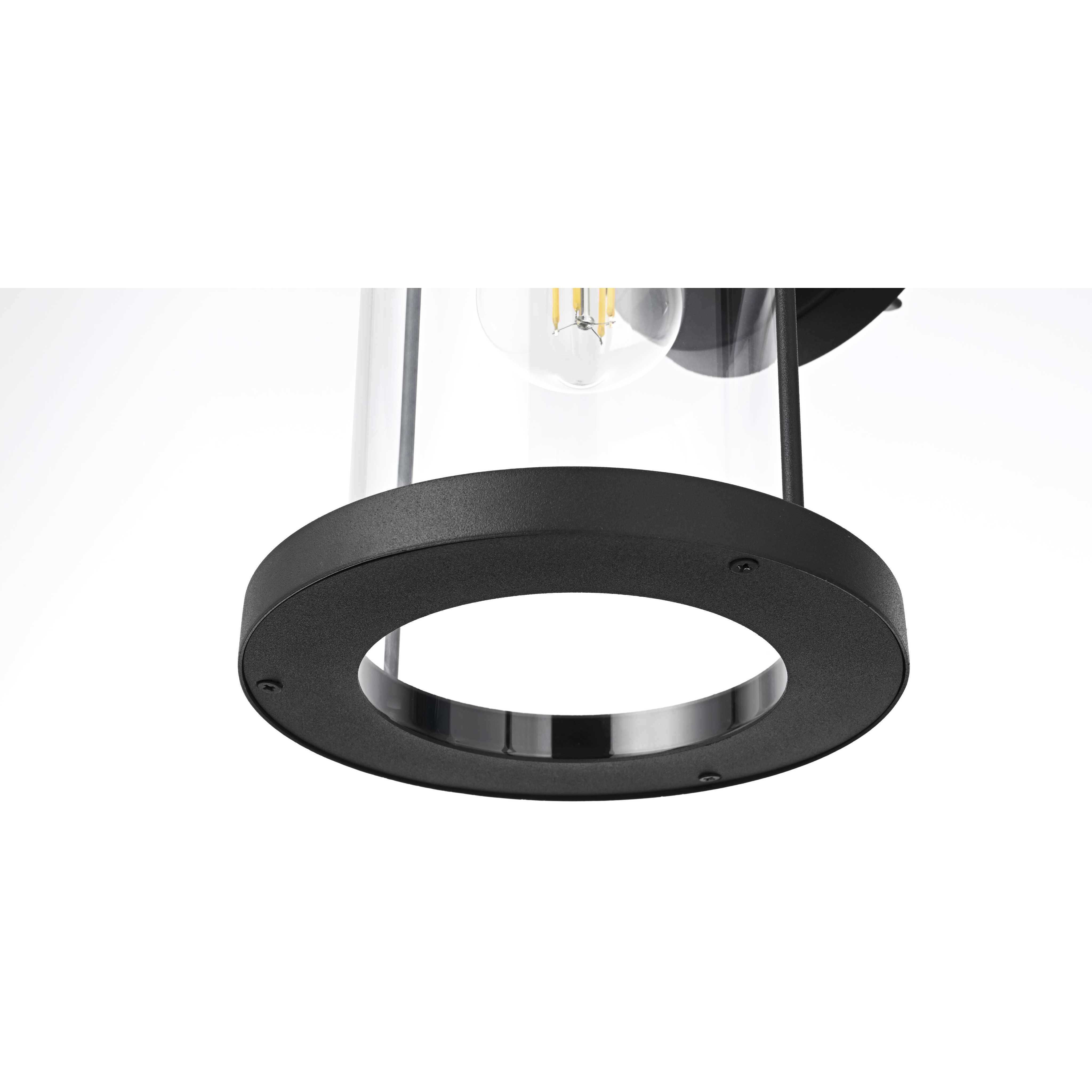 Roy 1 Light 12 inch Black Outdoor Wall Sconce