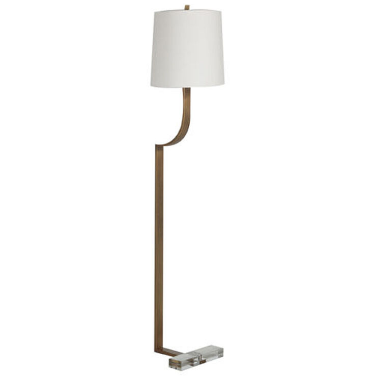 Jayden 71.25 inch Antique Brass Floor Lamp Portable Light