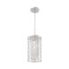 Eclipse 2 Light 6 inch Chrome Mini Pendant Ceiling Light