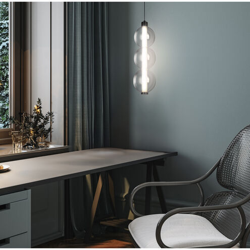 Melody LED 5.13 inch Black Pendant Ceiling Light