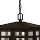 Tucker LED 11 inch Oil Rubbed Bronze Outdoor Hanging Lantern