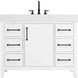 Nathan 42 X 34 inch White Bathroom Vanity Cabinet