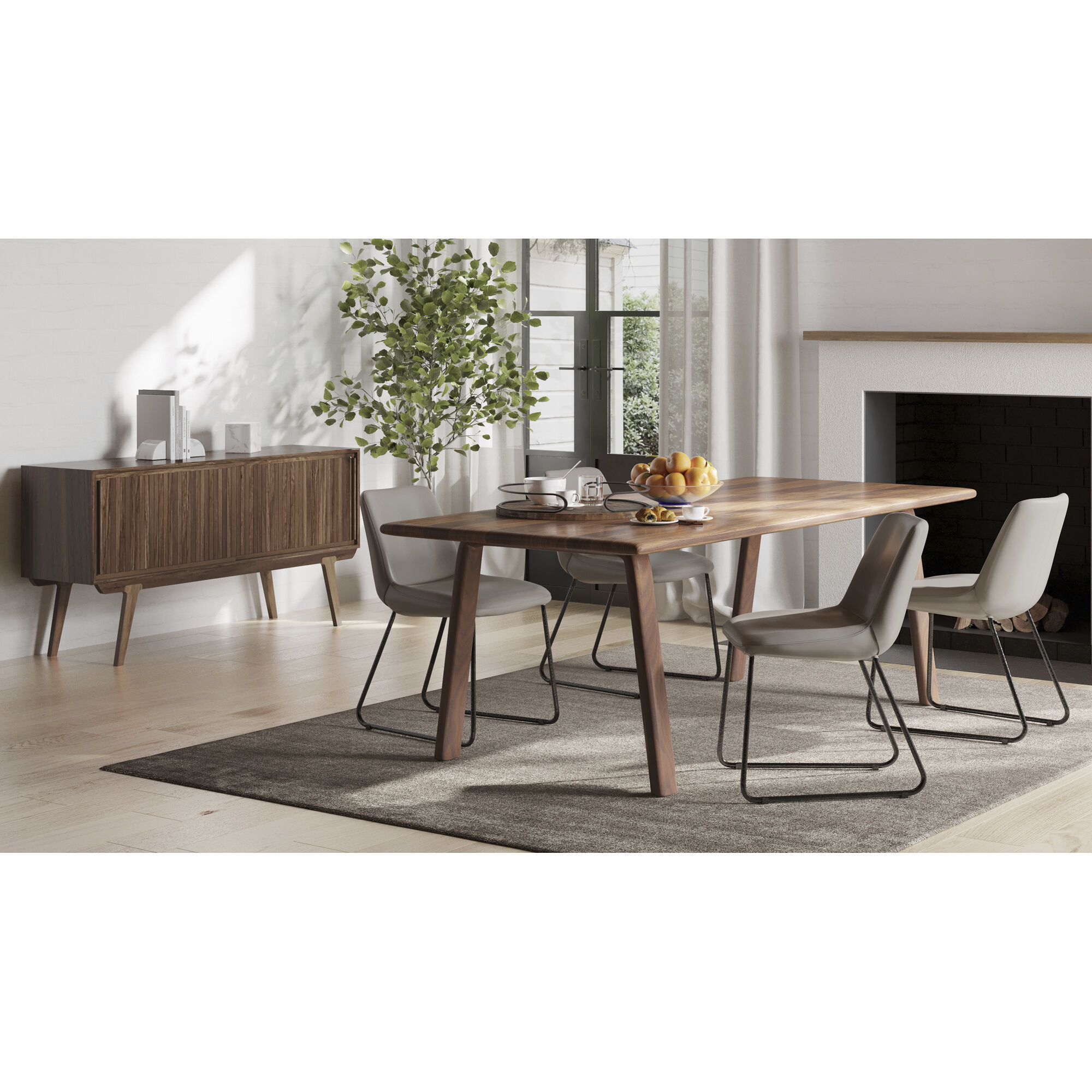 Malibu 88 X 38 inch Brown Dining Table