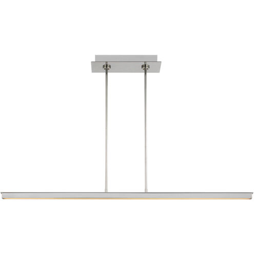 Mick De Giulio Stagger 1 Light 47.4 inch Polished Stainless Steel Linear Chandelier Ceiling Light