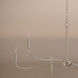 Ilia 6 Light 42.25 inch Brushed Nickel Chandelier Ceiling Light